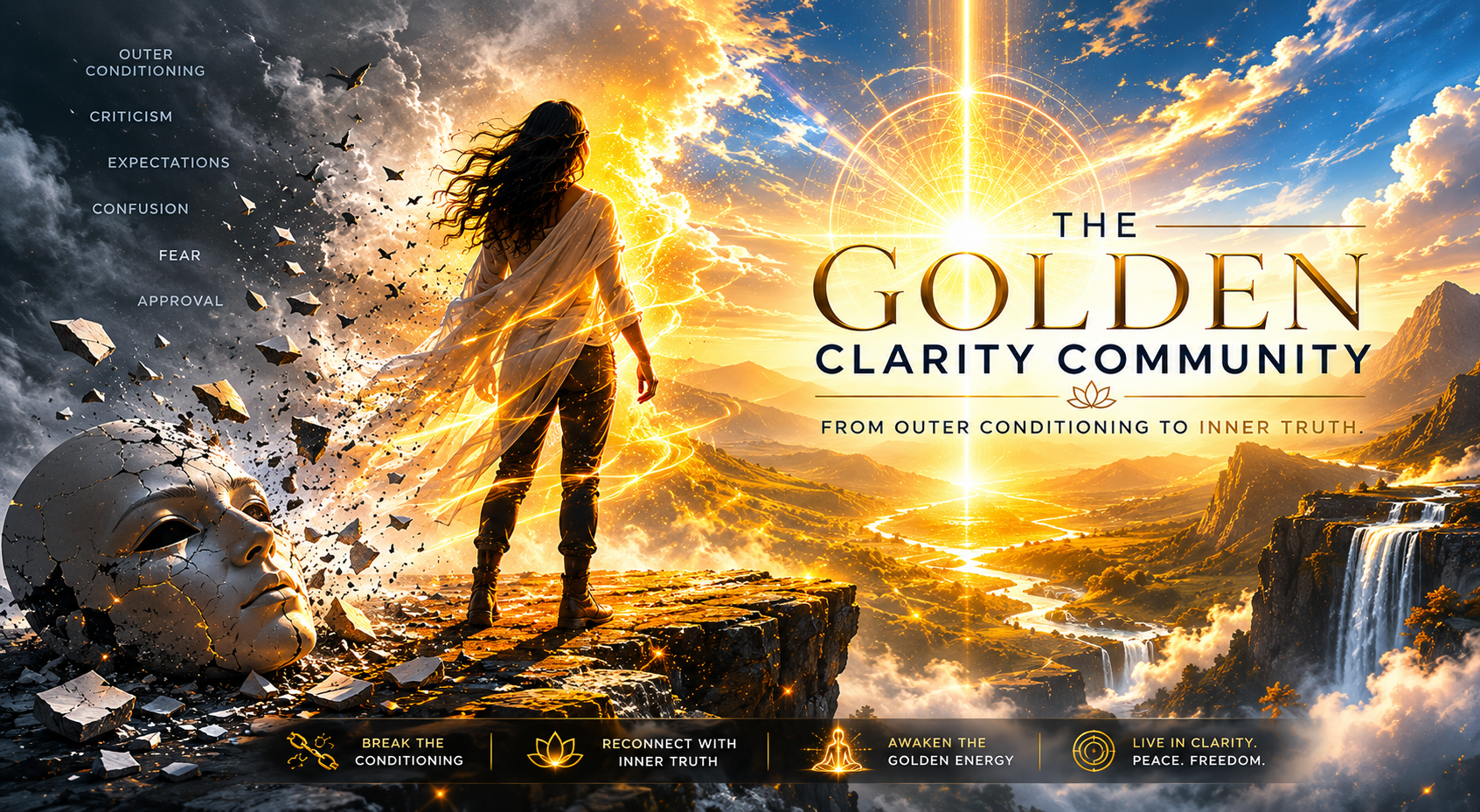 The Golden Clarity Community — From Outer Conditioning to Inner Truth