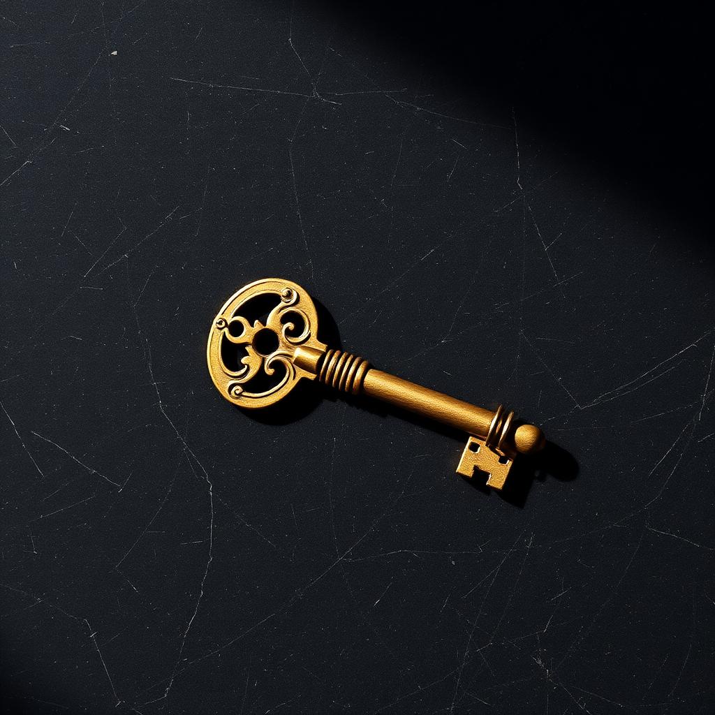 A single golden key
